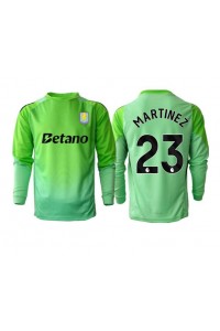 Aston Villa Emiliano Martinez #23 Doelman Voetbaltruitje Uit tenue 2025-26 Lange Mouw